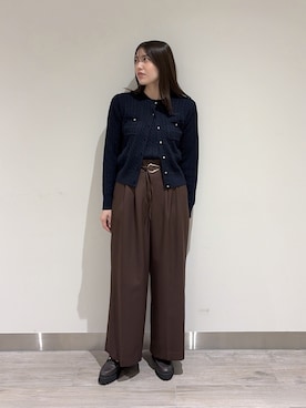 「アイテム（アンサンブル）」を使った、mmmk513さん（レディース・164cm）の秋コーディネート