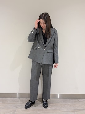 「NATURAL BEAUTY BASIC（ナチュラルビューティーベーシック）のアイテム（その他パンツ）」を使った、mmmk513さん（レディース・164cm）の秋コーディネート