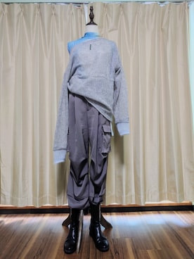 「アイテム（その他トップス）」を使った、nightedgeさん（レディース・165cm）の冬コーディネート