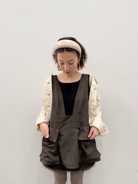 「room153（ルームイチゴサン）のアイテム」を使った、room153 director さん（レディース・153cm）の冬コーディネート