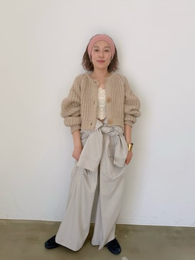 「room153（ルームイチゴサン）のアイテム」を使った、room153 director さん（レディース・153cm）の春コーディネート