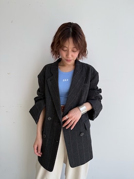 「room153（ルームイチゴサン）のアイテム」を使った、room153 director さん（レディース・153cm）の春コーディネート