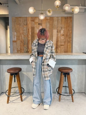 「CLANE（クラネ）のアイテム」を使った、room153さん（レディース・153cm）の冬コーディネート