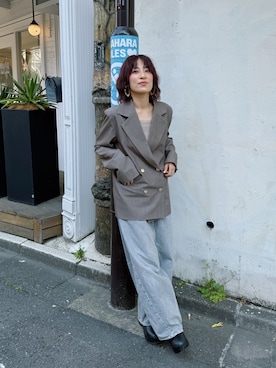 「room153（ルームイチゴサン）のアイテム」を使った、room153 director さん（レディース・153cm）の春コーディネート
