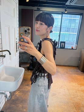 「room153（ルームイチゴサン）のアイテム」を使った、room153  snap さん（レディース・153cm）の夏コーディネート