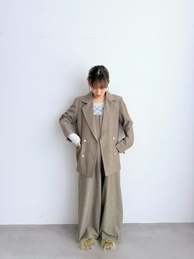 「yae（ヤエ）のアイテム」を使った、room153 director さん（レディース・153cm）の冬コーディネート