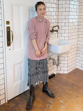 「room153（ルームイチゴサン）のアイテム」を使った、room153 director さん（レディース・153cm）の春コーディネート