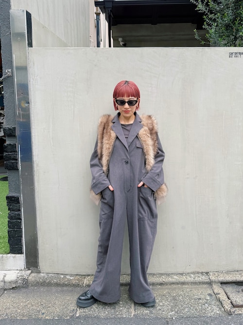 セール】ワークジャンプスーツ（つなぎ/オールインワン）｜room153