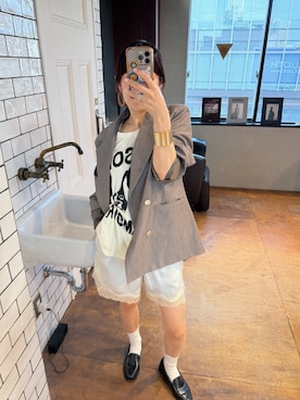 「room153（ルームイチゴサン）のアイテム」を使った、room153  snap さん（レディース・153cm）の夏コーディネート