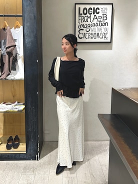 「CAPRICIEUX LE'MAGE（カプリシューレマージュ）のアイテム（トートバッグ）」を使った、mai24lemさん（レディース・153cm）の秋コーディネート