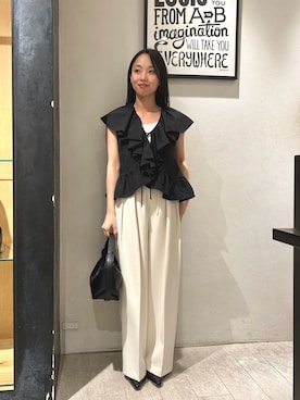 「CAPRICIEUX LE'MAGE（カプリシューレマージュ）のアイテム」を使った、mai24lemさん（レディース・153cm）の春コーディネート