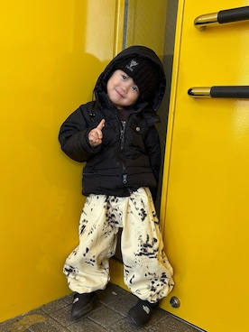 「devirock（デビロック）のアイテム」を使った、itoさん（キッズ・90cm）の春コーディネート