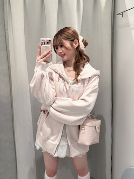 「OLIVE des OLIVE（オリーブデオリーブ）のアイテム（ショルダーバッグ）」を使った、りなさん（レディース・157cm）の秋コーディネート
