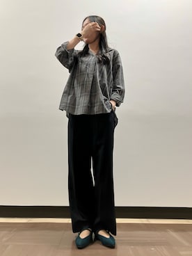 「HIMIKO（ヒミコ）のアイテム」を使った、HIMIKO 玉川高島屋さん（レディース・158cm）の秋コーディネート