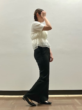 「HIMIKO（ヒミコ）のアイテム」を使った、HIMIKO 玉川高島屋さん（レディース・165cm）の秋コーディネート