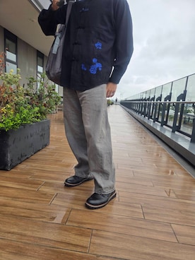 「EDWIN（エドウィン）のアイテム」を使った、ytajimaさん（メンズ・172cm）の秋コーディネート