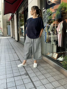 「OMNIGOD（オムニゴッド）のアイテム」を使った、edo104さん（レディース・156cm）の夏コーディネート