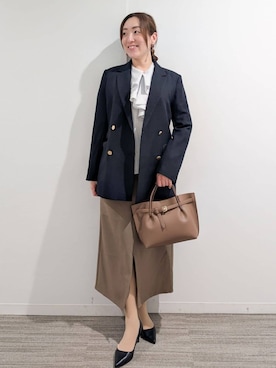 「THE SHOP TK （ザ ショップ ティーケー ）のアイテム」を使った、mikaさん（レディース・162cm）の春コーディネート