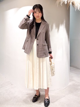 MUTSUMIさん（レディース・166cm）の春コーディネート