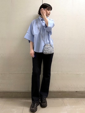 「smart pink（スマートピンク）のアイテム」を使った、Itoさん（レディース・162cm）の春コーディネート