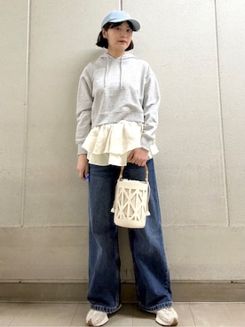 「SOUP（スープ）のアイテム」を使った、Itoさん（レディース・162cm）の春コーディネート