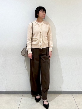 「UNTITLED（アンタイトル）のアイテム（バッグ）」を使った、Itoさん（レディース・162cm）の冬コーディネート