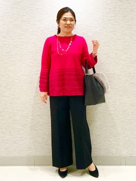 yuさん(レディース・153cm)の秋コーディネート