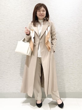 「COUP DE CHANCE（クードシャンス）のアイテム」を使った、yuさん（レディース・153cm）の冬コーディネート