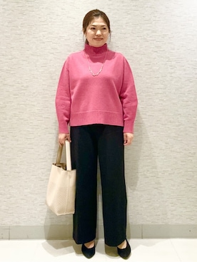 yuさん(レディース・153cm)の冬コーディネート