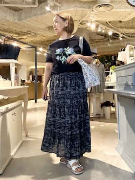 chika※ LAURA ASHLEYさん(レディース・154cm)の夏コーディネート