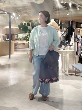 「SOUP（スープ）のアイテム」を使った、chika※ LAURA ASHLEYさん（レディース・154cm）の春コーディネート