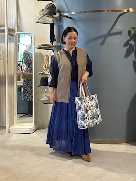 chika※ LAURA ASHLEYさん（レディース・154cm）の春コーディネート