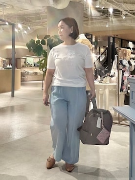 「SOUP（スープ）のアイテム」を使った、chika※ LAURA ASHLEYさん（レディース・154cm）の春コーディネート