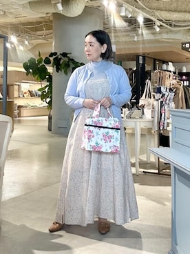 「DRESSTERIOR（ドレステリア）のアイテム」を使った、chika※ LAURA ASHLEYさん（レディース・154cm）の春コーディネート