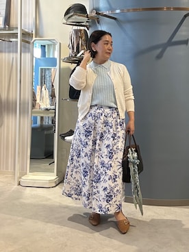 「Airpapel（エアパペル）のアイテム」を使った、chika※ LAURA ASHLEYさん（レディース・154cm）の春コーディネート