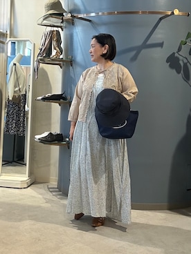 「Airpapel（エアパペル）のアイテム」を使った、chika※ LAURA ASHLEYさん（レディース・154cm）の春コーディネート