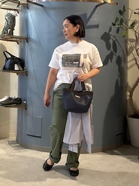 「DRESSTERIOR（ドレステリア）のアイテム」を使った、chika※ LAURA ASHLEYさん（レディース・154cm）の春コーディネート