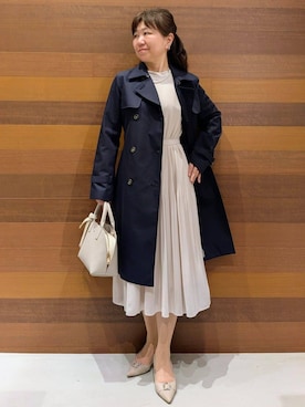 「index（インデックス）のアイテム（バッグ）」を使った、momoさん（レディース・160cm）の冬コーディネート