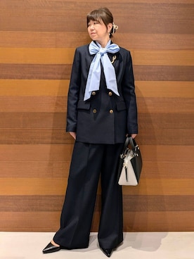 momoさん（レディース・160cm）の冬コーディネート