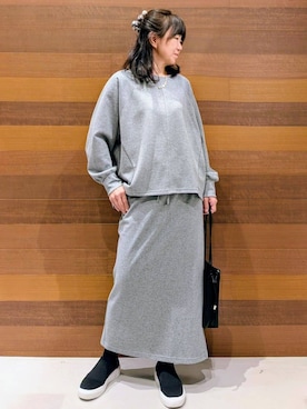 momoさん(レディース・160cm)の冬コーディネート