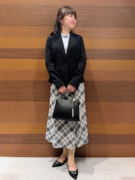 momoさん（レディース・160cm）の春コーディネート
