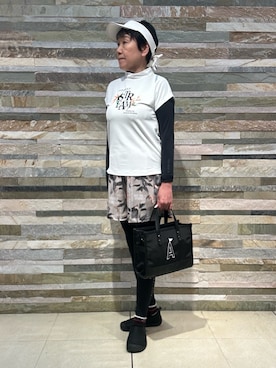 「ADABAT STREAM（アダバットストリーム）のアイテム」を使った、CNさん（レディース・154cm）の夏コーディネート
