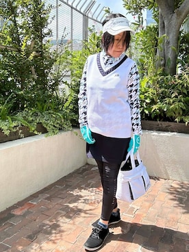 「アイテム（その他、ブルー系）」を使った、CNさん（レディース・154cm）の秋コーディネート