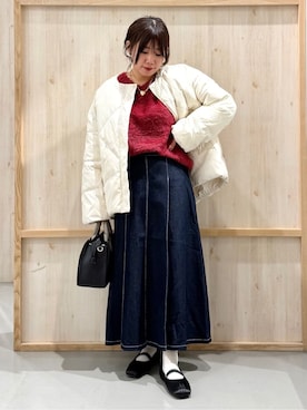 nanaさん（レディース・147cm）の冬コーディネート