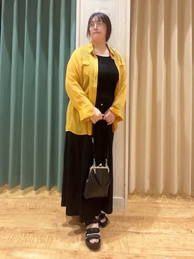 「SHOO・LA・RUE（シューラルー）のアイテム（サンダル）」を使った、タガさん（レディース・157cm）の夏コーディネート