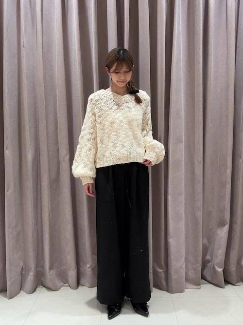 《 PSサイズ登場/4サイズ展開》ラインストーンWベルトパンツ