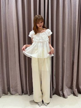 「mystic（ミスティック）のアイテム（その他シューズ）」を使った、ミクリさん（レディース・162cm）の夏コーディネート