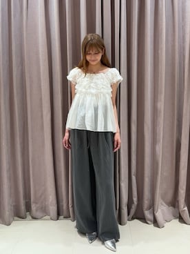 「mystic（ミスティック）のアイテム（その他シューズ）」を使った、ミクリさん（レディース・162cm）の夏コーディネート