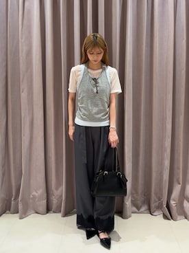 「mystic（ミスティック）のアイテム（その他シューズ）」を使った、ミクリさん（レディース・162cm）の夏コーディネート