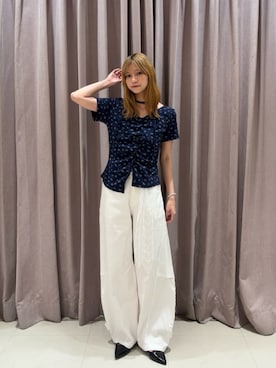 「mystic（ミスティック）のアイテム（その他シューズ）」を使った、ミクリさん（レディース・162cm）の夏コーディネート
